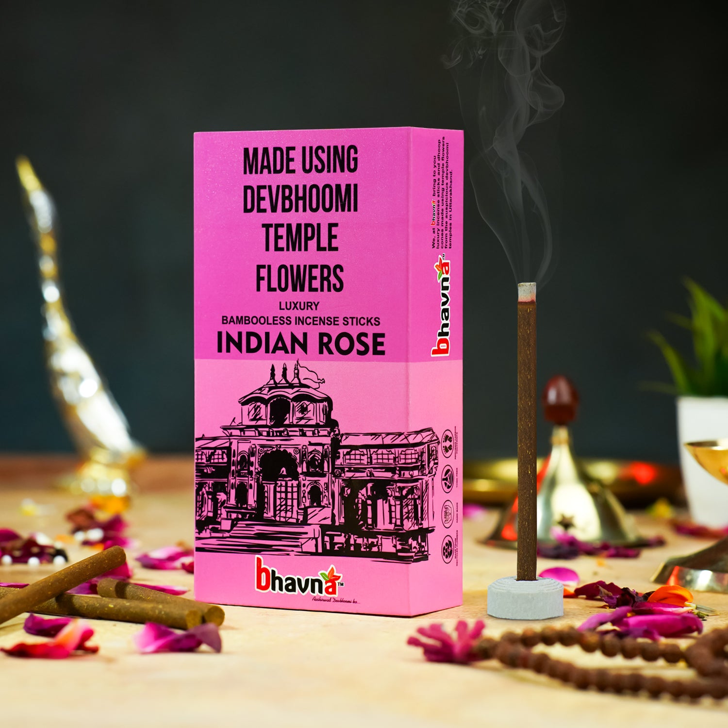 Rose Bambooless Incense Stick