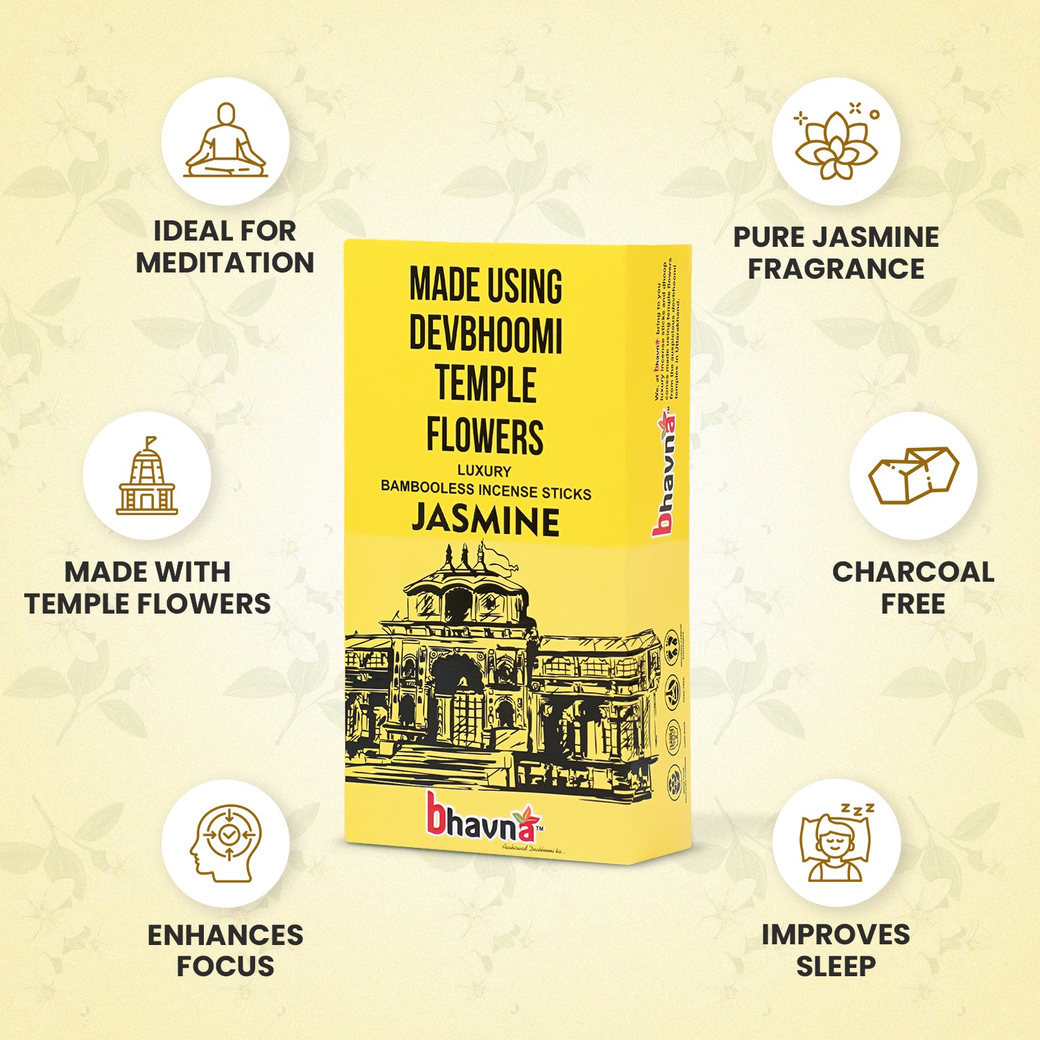 Jasmine Bambooless Incense Stick