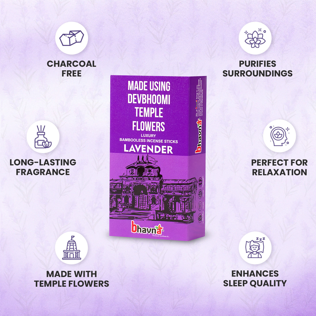 Lavender Bambooless Incense Stick
