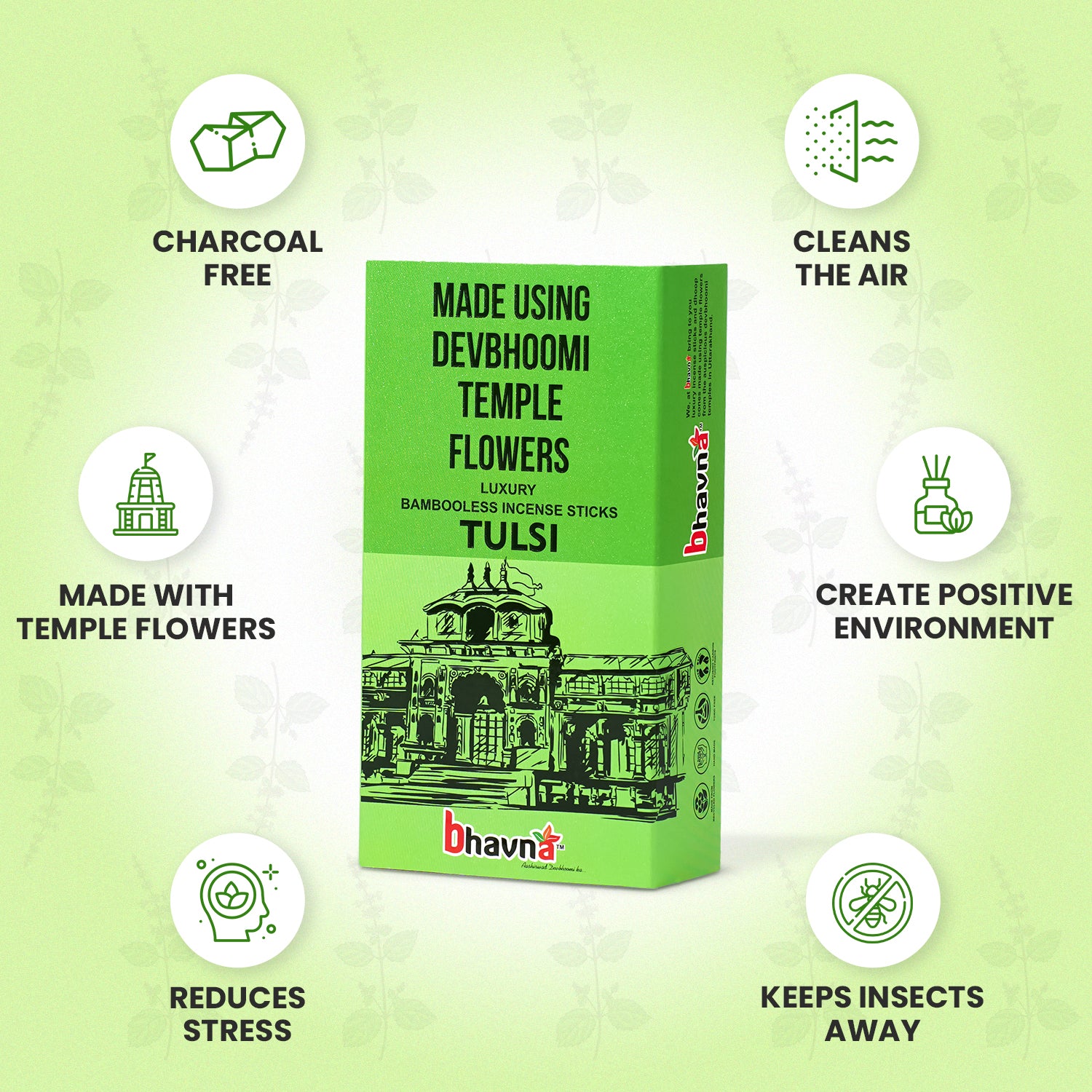 Tulsi Bambooless Incense Stick