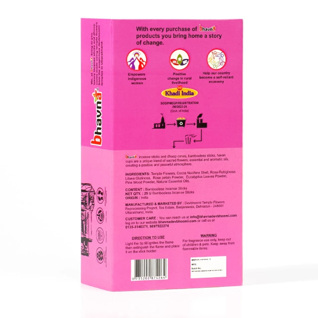 Rose Bambooless Incense Stick