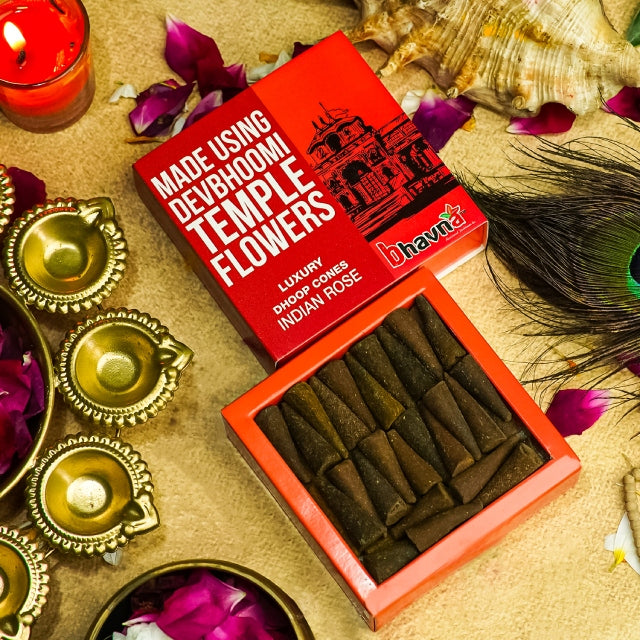 Rose Incense Cones